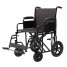ProBasics Heavy-Duty Transport Wheelchair - Burgundy