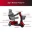 Zip'r Breeze 3-Wheel Heavy Duty Mobility Scooter - Features