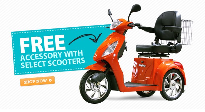 Free Accessory with Select Scooters